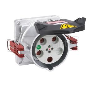 Heavy-duty industrial power sockets